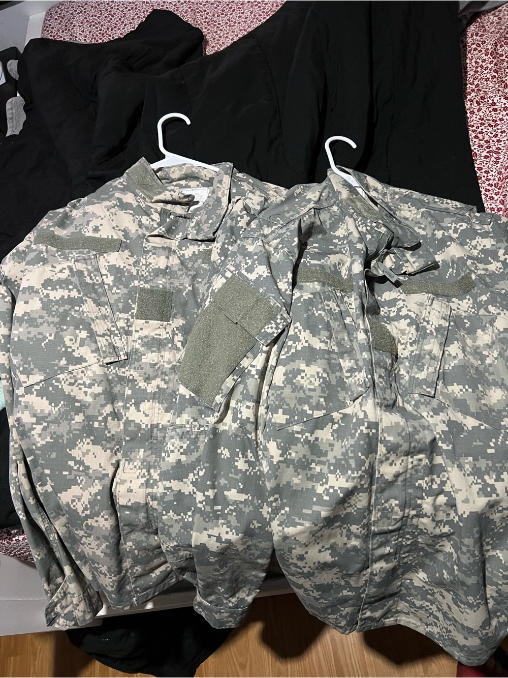2 Digital Camo Military Jacket - Green/Gray